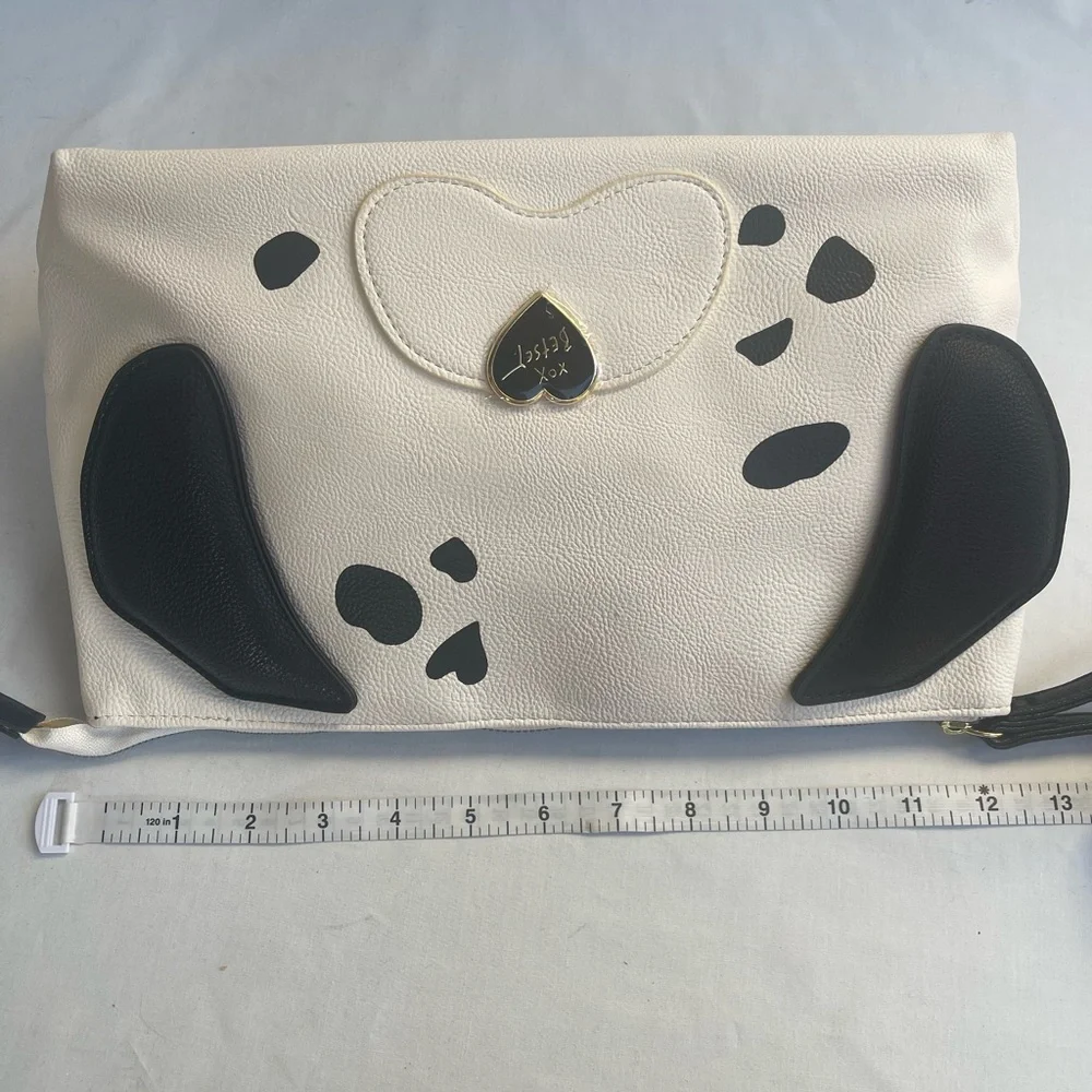 Betsey Johnson large clutch - wristlet zip new without tag - Picture 5 of 9
